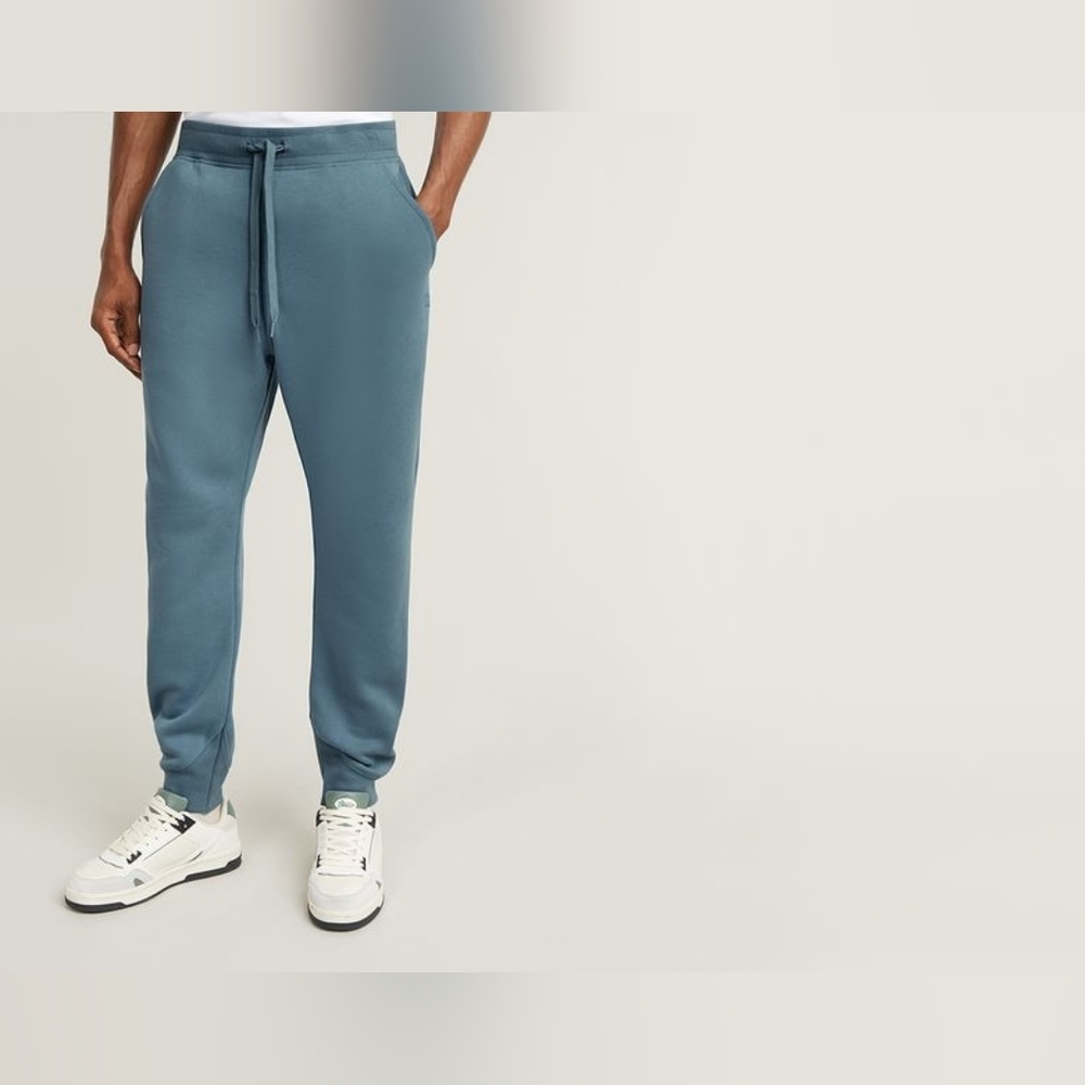 G-STAR RAW Premium Core Type C Sweatpants Feece Blue Joggers Size L NWT